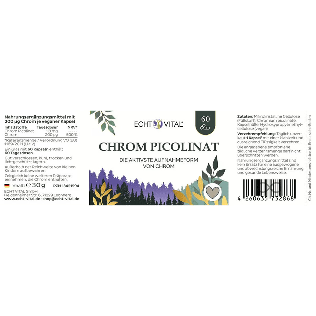 Chrom Picolinat Kapseln