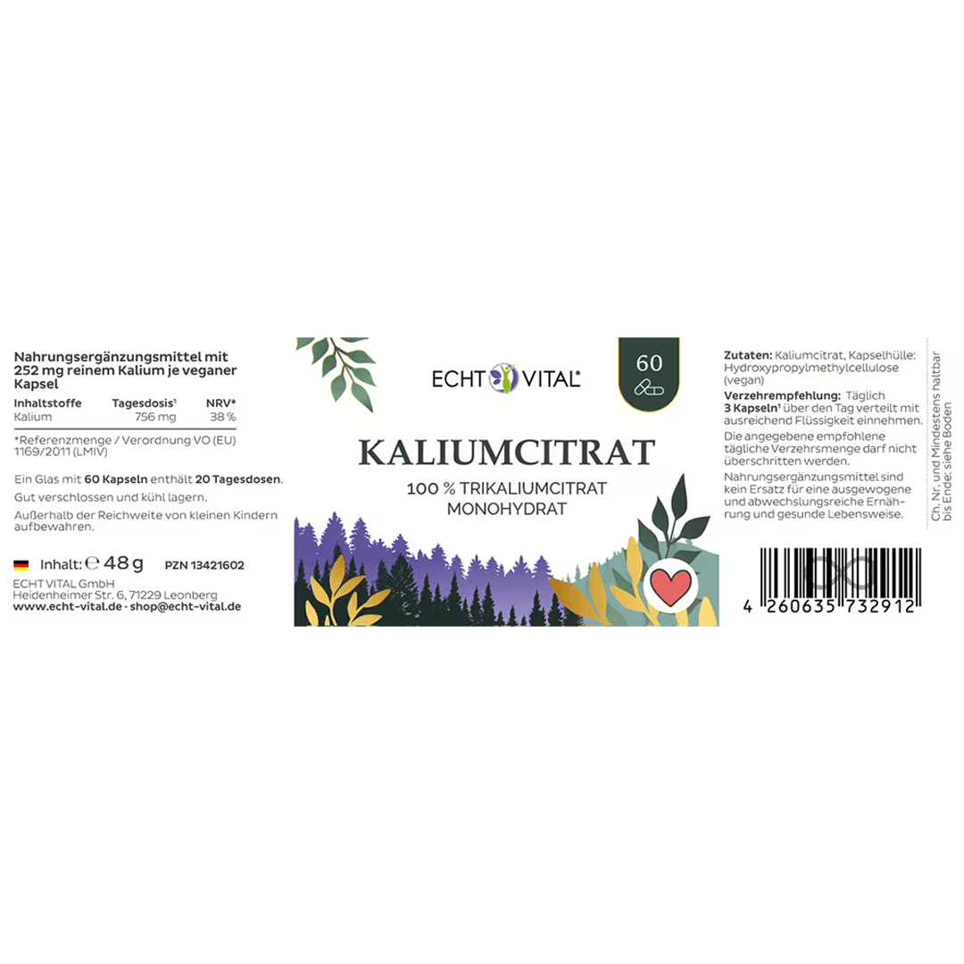 Kaliumcitrat Kapseln