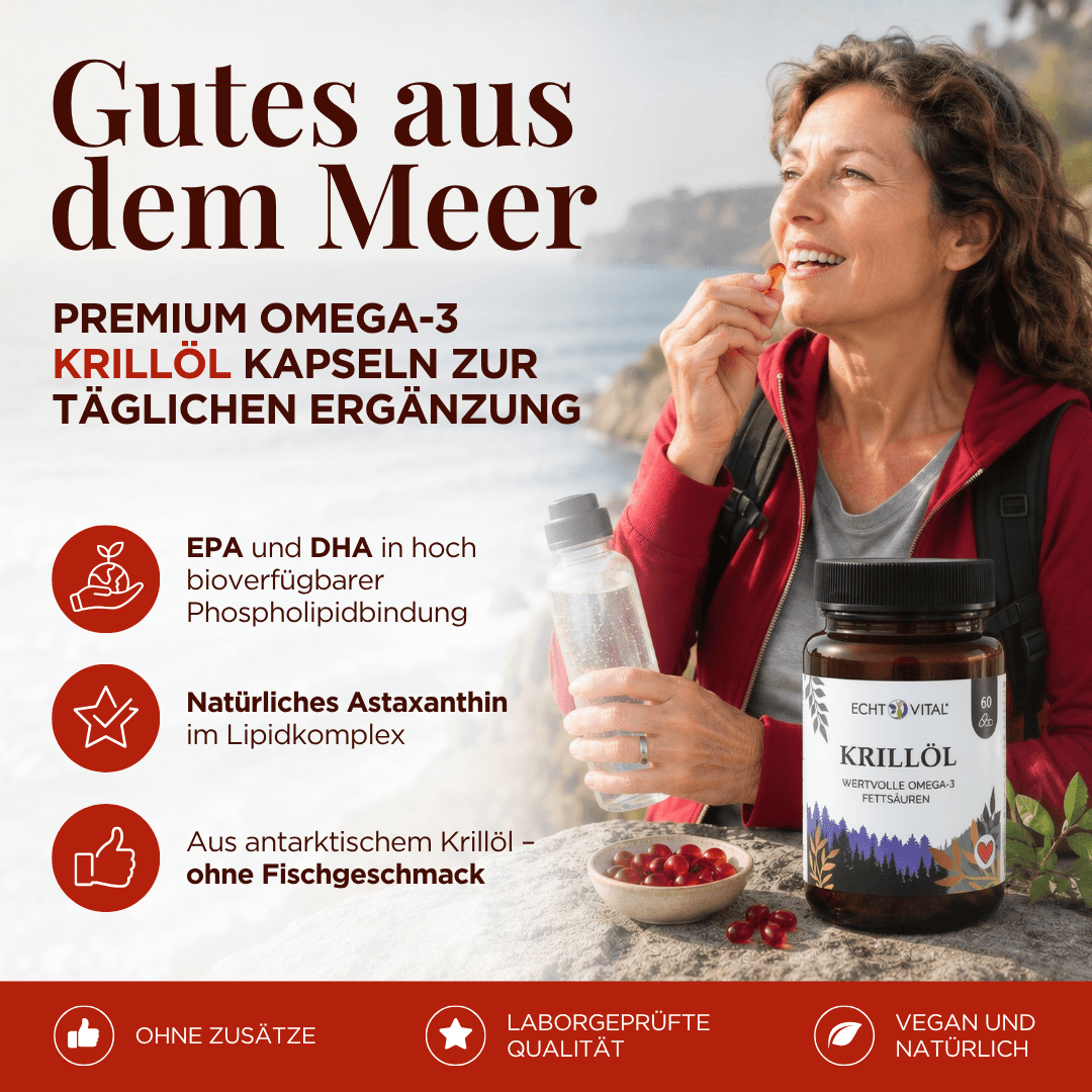 Krillöl Kapseln mit EPA und DHA