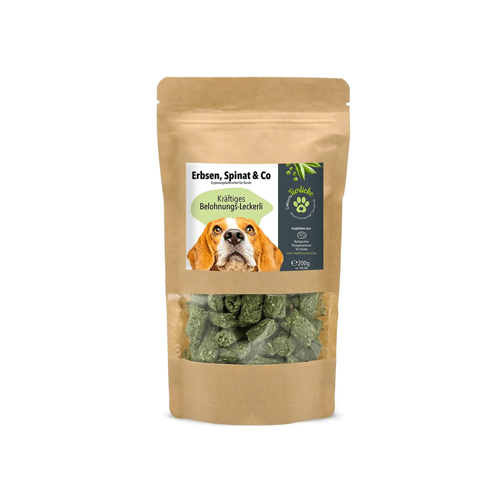 Erbsen, Spinat & Co Leckerlis für Hunde