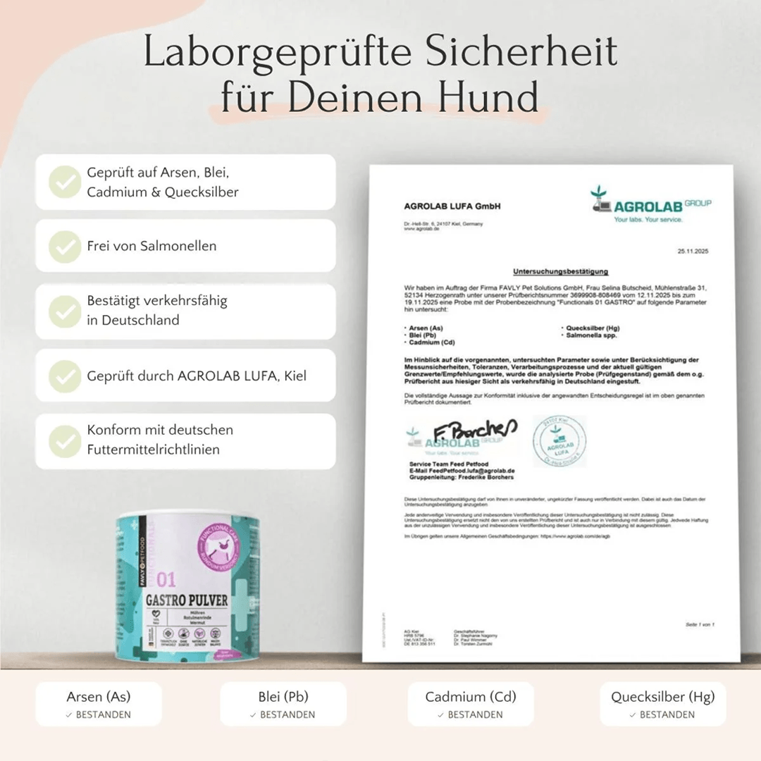 Gastro Pulver für Hunde