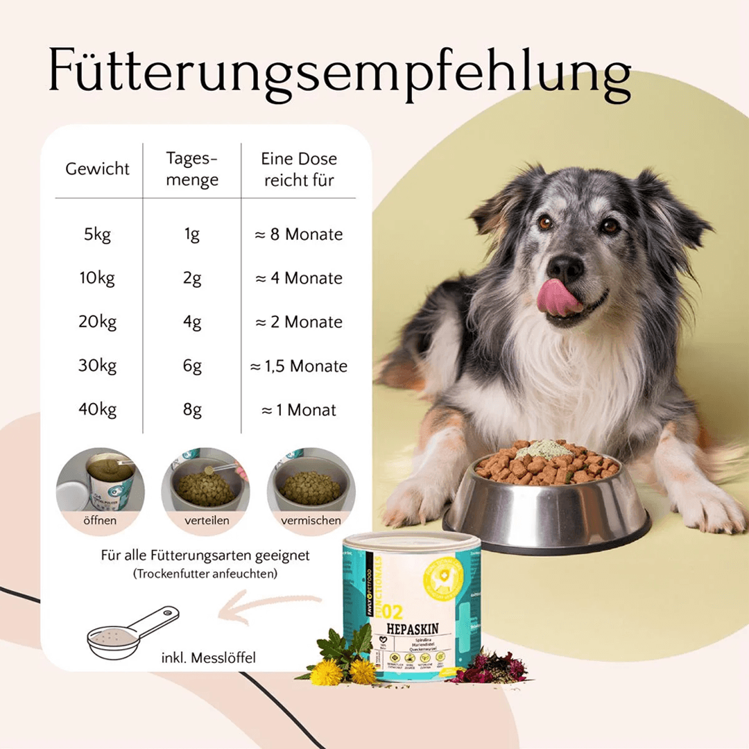 HepaSkin Pulver für Hunde