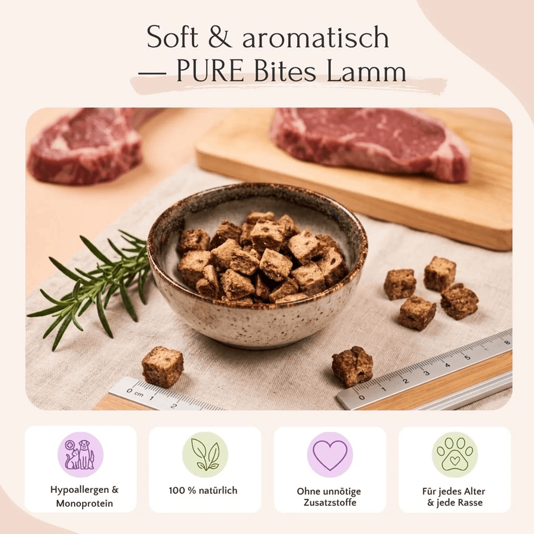 PURE Bites Lamm für Hunde