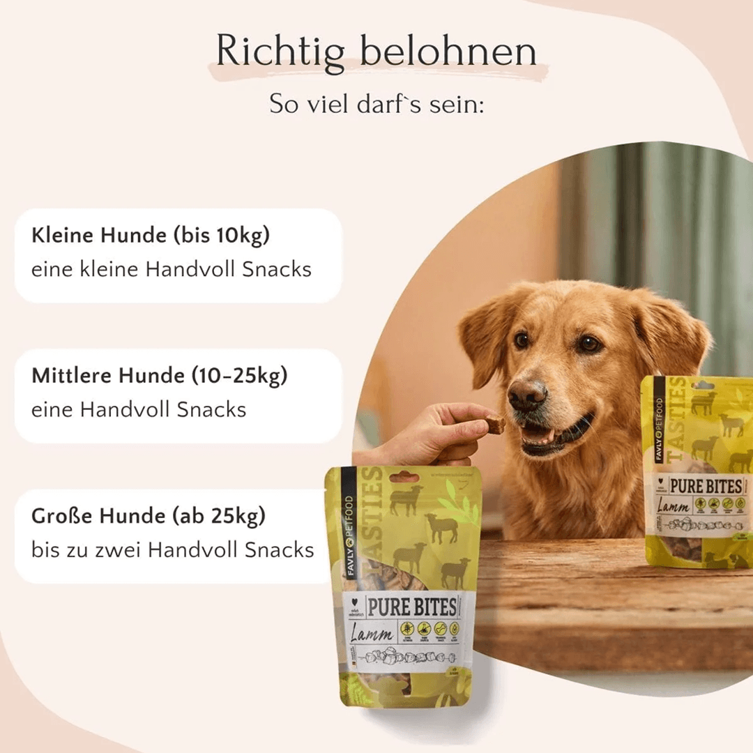PURE Bites Lamm für Hunde