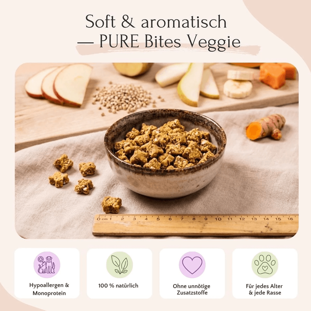 PURE Bites Veggie für Hunde