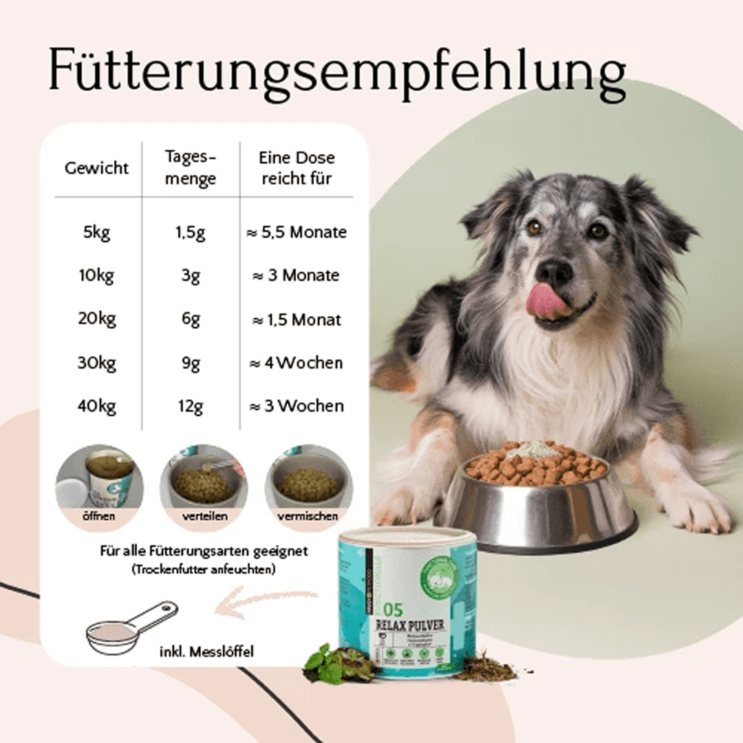 Relax Pulver für Hunde