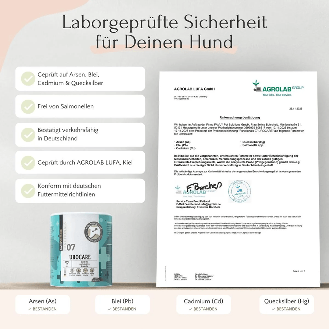 Urocare Pulver für Hunde