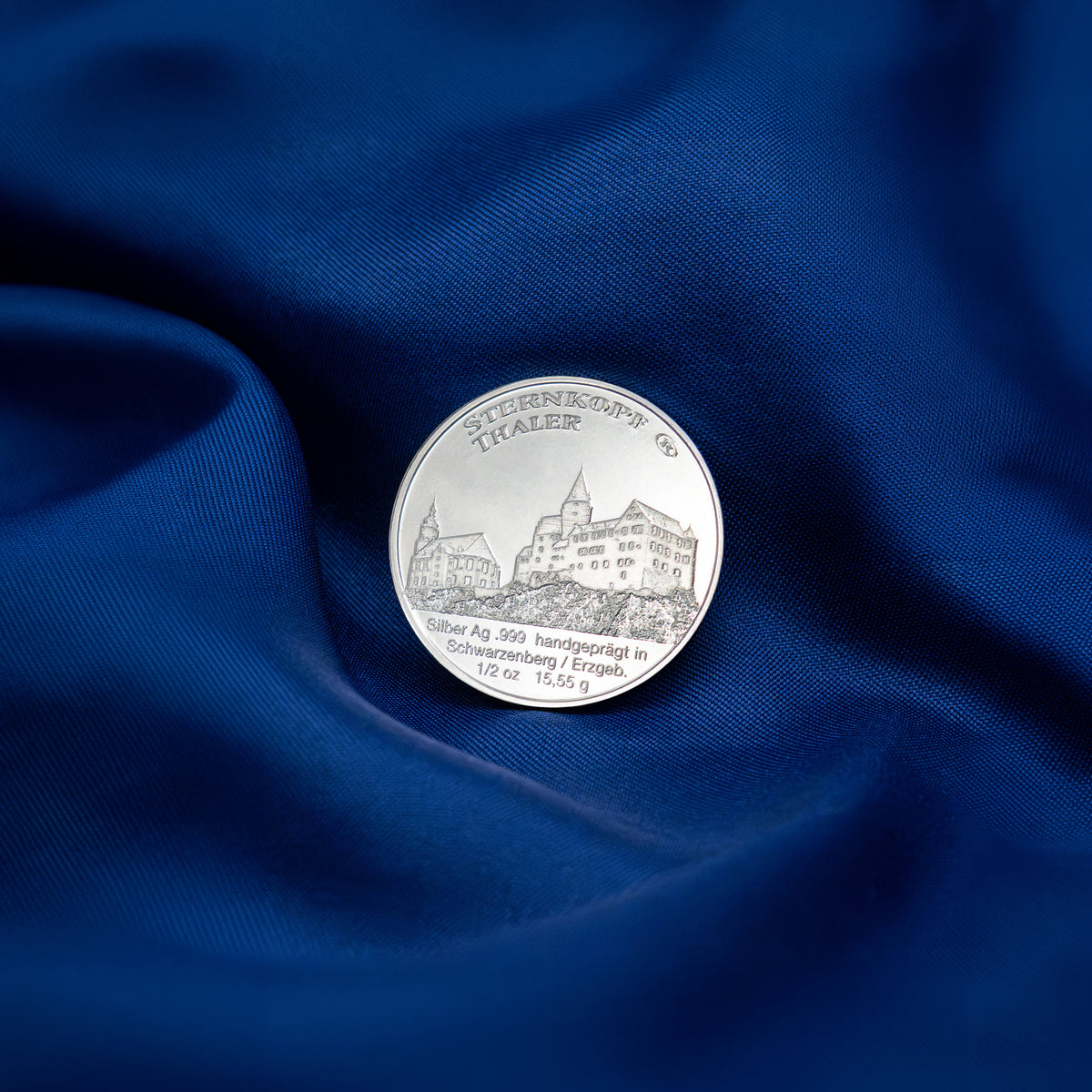 Feinsilbermedaille mit dem Lebensbaum