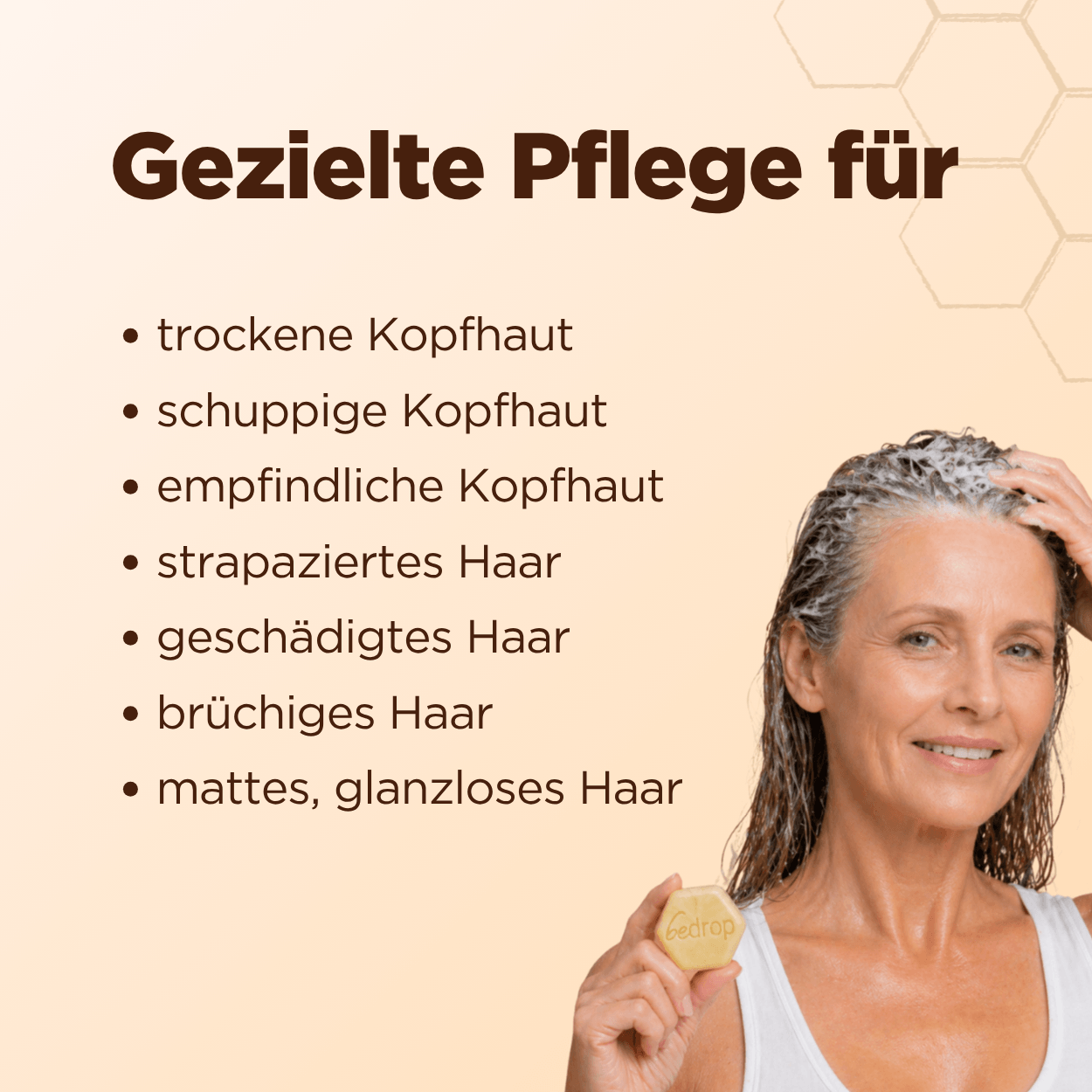 Gelée Royale festes Shampoo mit Manuka Honig und Propolis (65g)