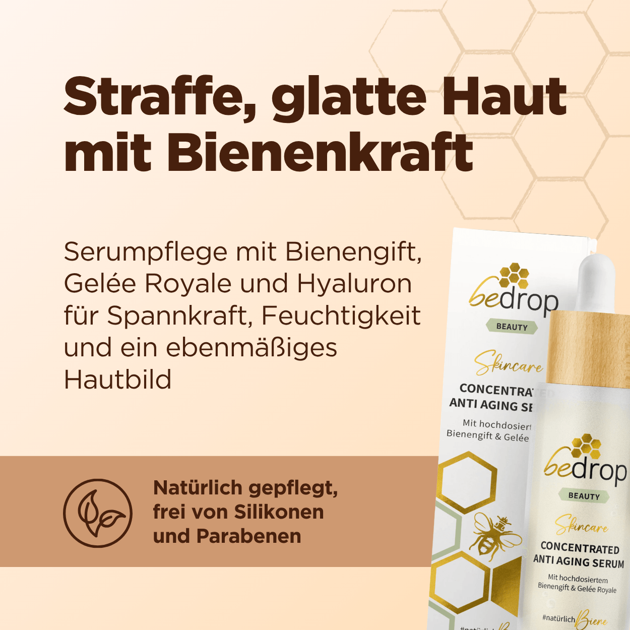 Gesichtsserum mit hochdosiertem Bienengift und Gelée Royale