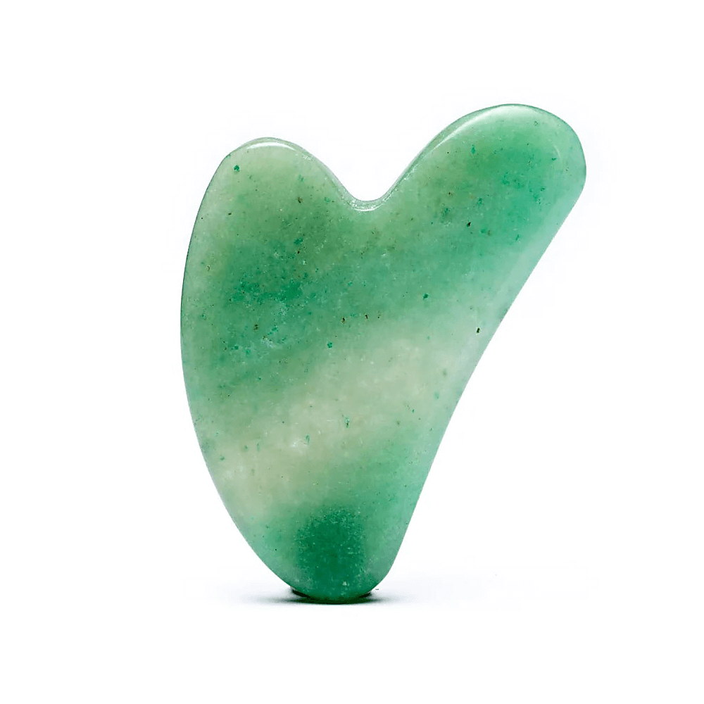 Gua sha Massagestein Grüner Aventurin