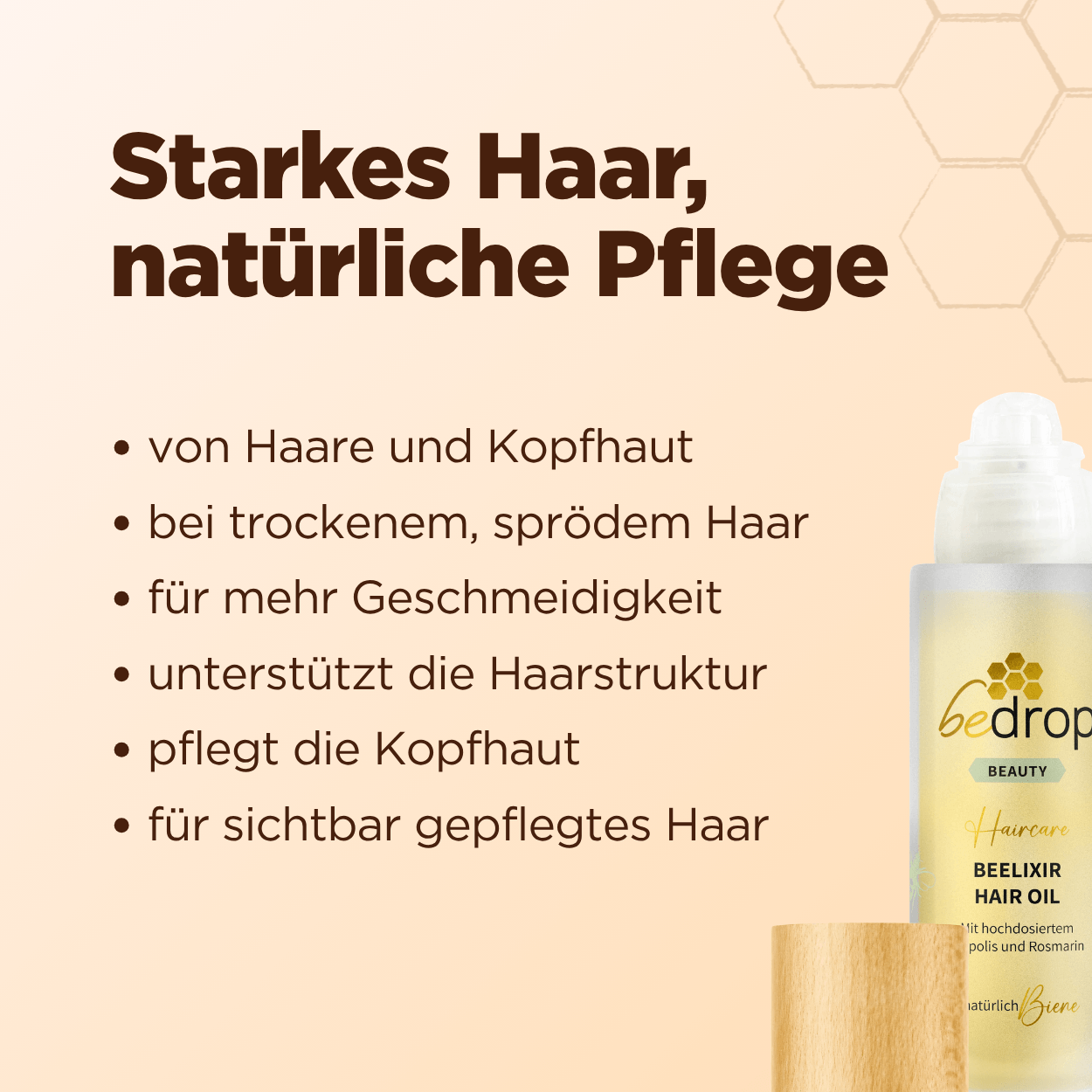 Haaröl mit Manuka Honig, Propolis und Rosmarinextrakt (30ml)
