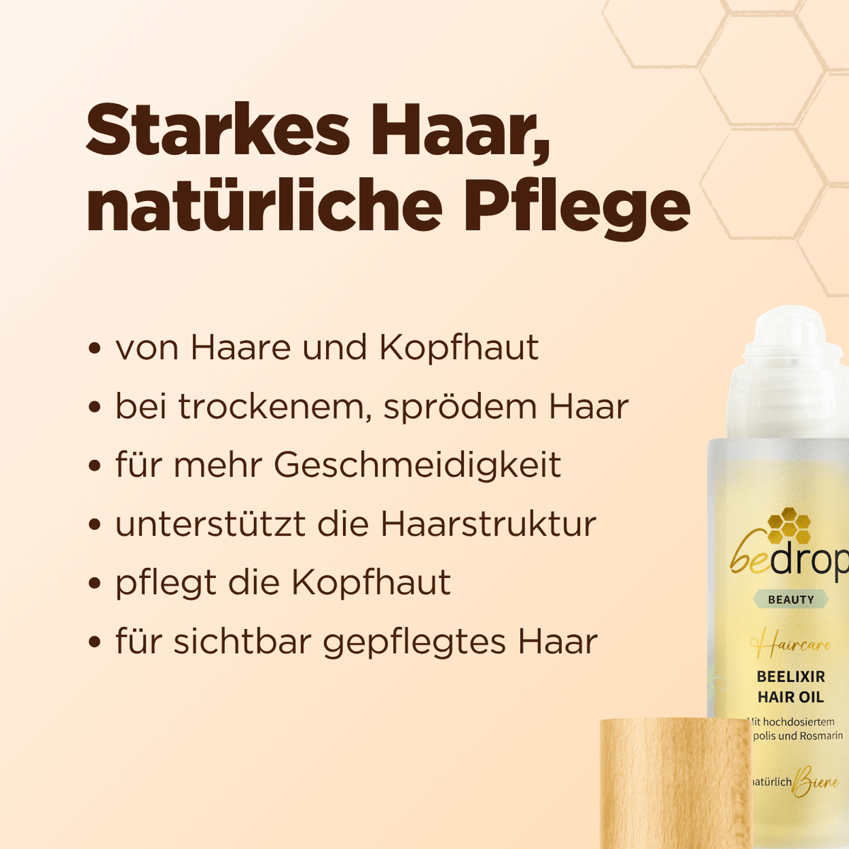 Haaröl mit Manuka Honig, Propolis und Rosmarinextrakt (30ml)