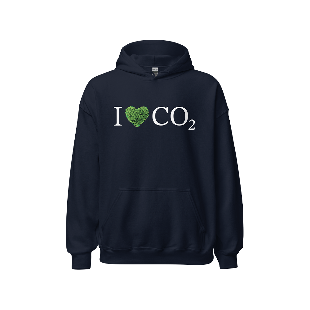 Kapuzenpullover „I Love CO2“