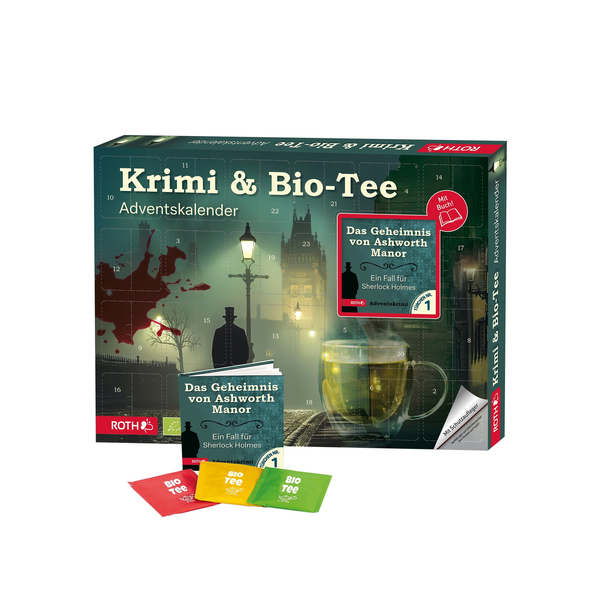 Krimi und Bio Tee Adventskalender