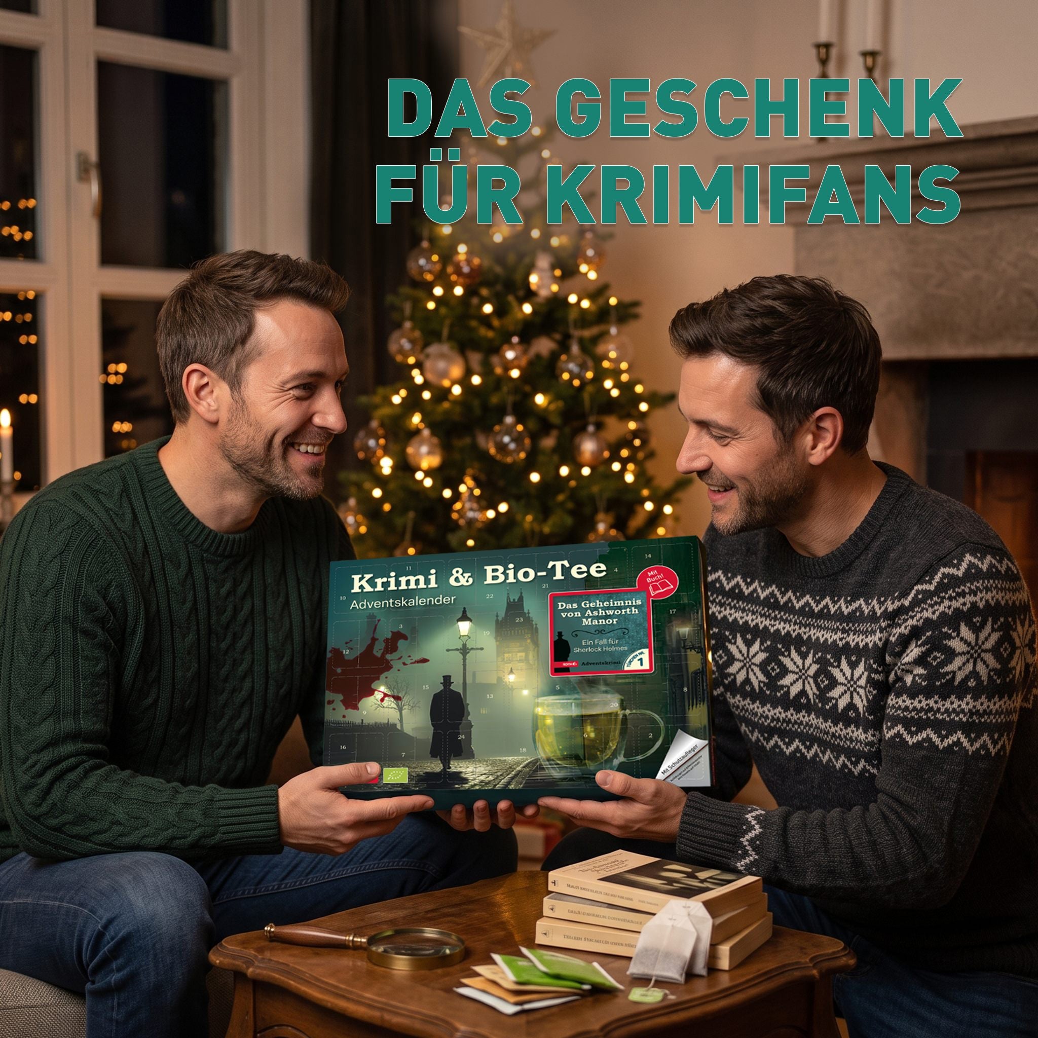 Krimi und Bio Tee Adventskalender