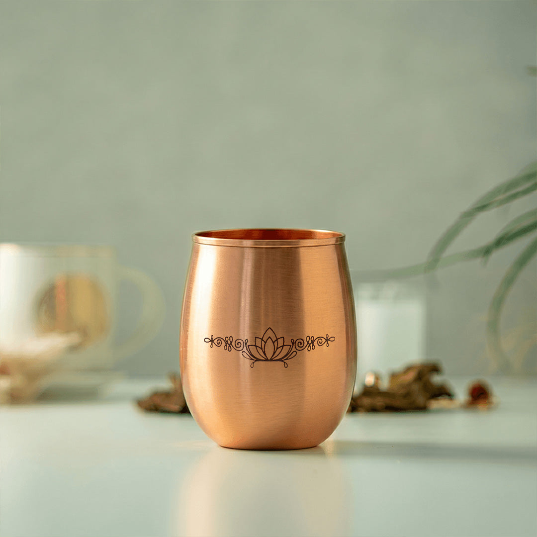 Kupferbecher „Lotus“