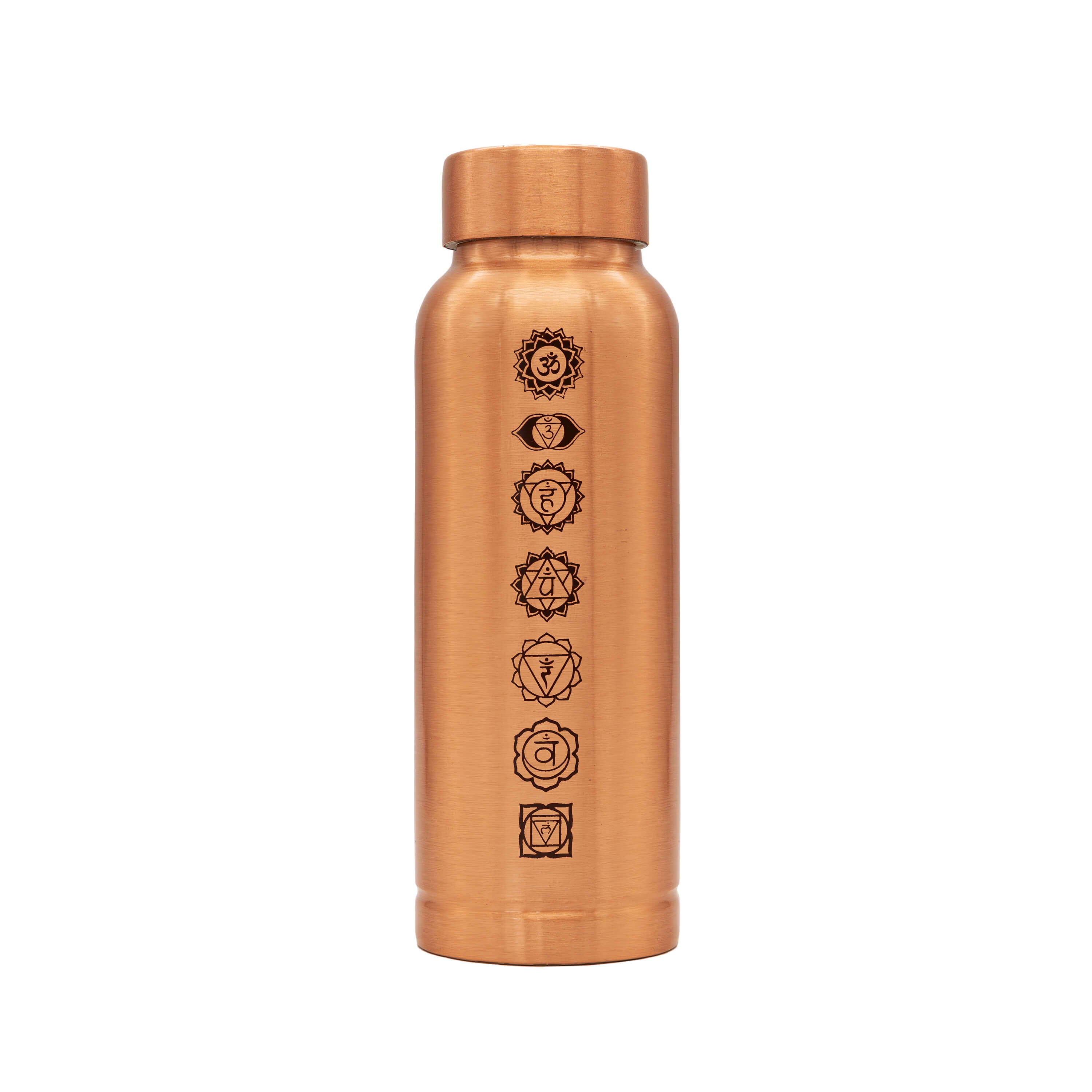 Kupferflasche „7 Chakren“