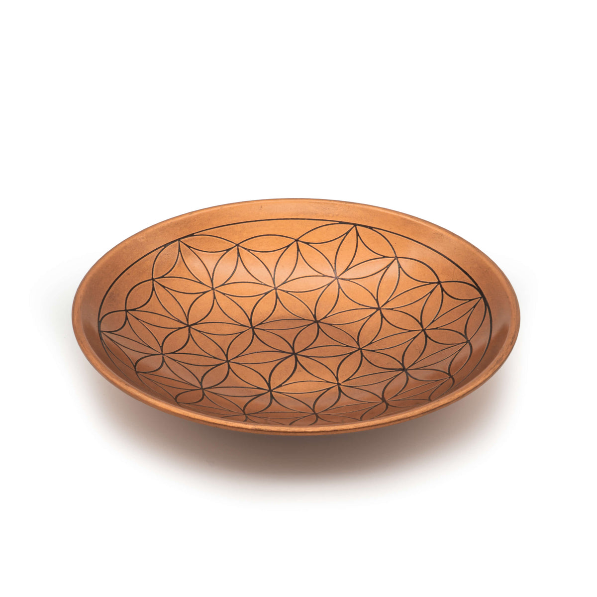 Kupferschale mit Blume des Lebens