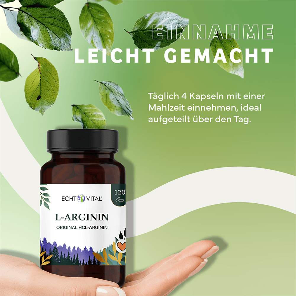 L-Arginin Kapseln aus pflanzlicher Fermentation