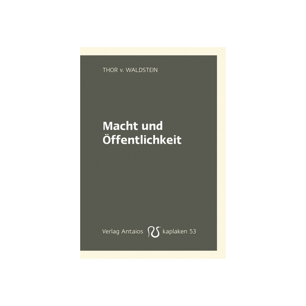 Macht und Öffentlichkeit
