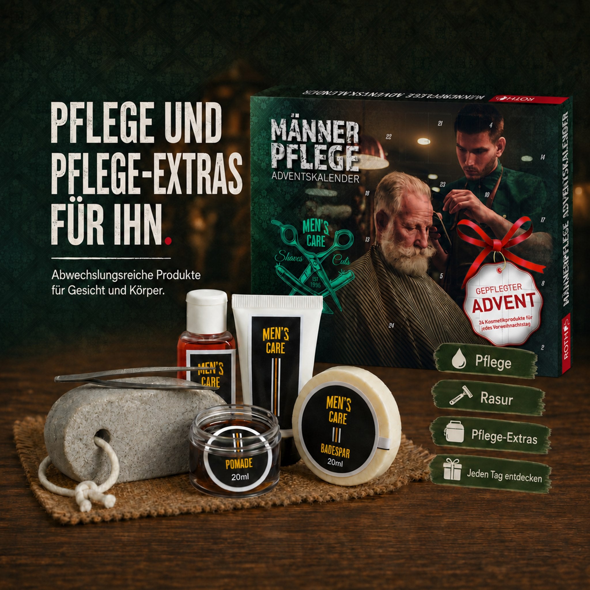 Männerpflege Adventskalender
