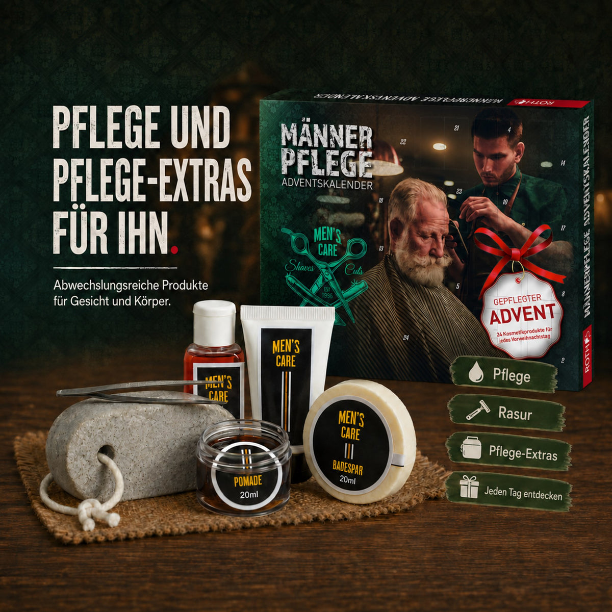 Männerpflege Adventskalender