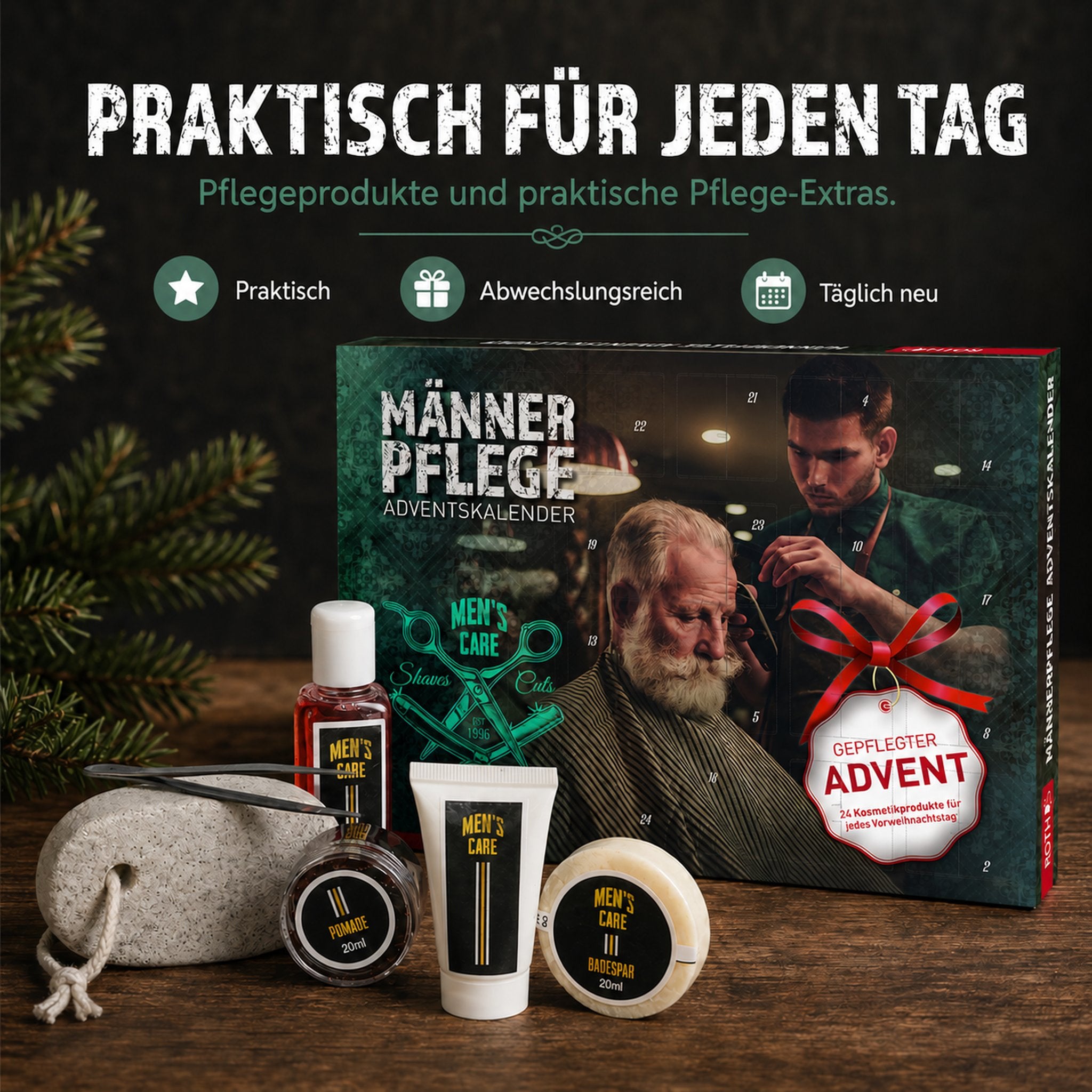 Männerpflege Adventskalender