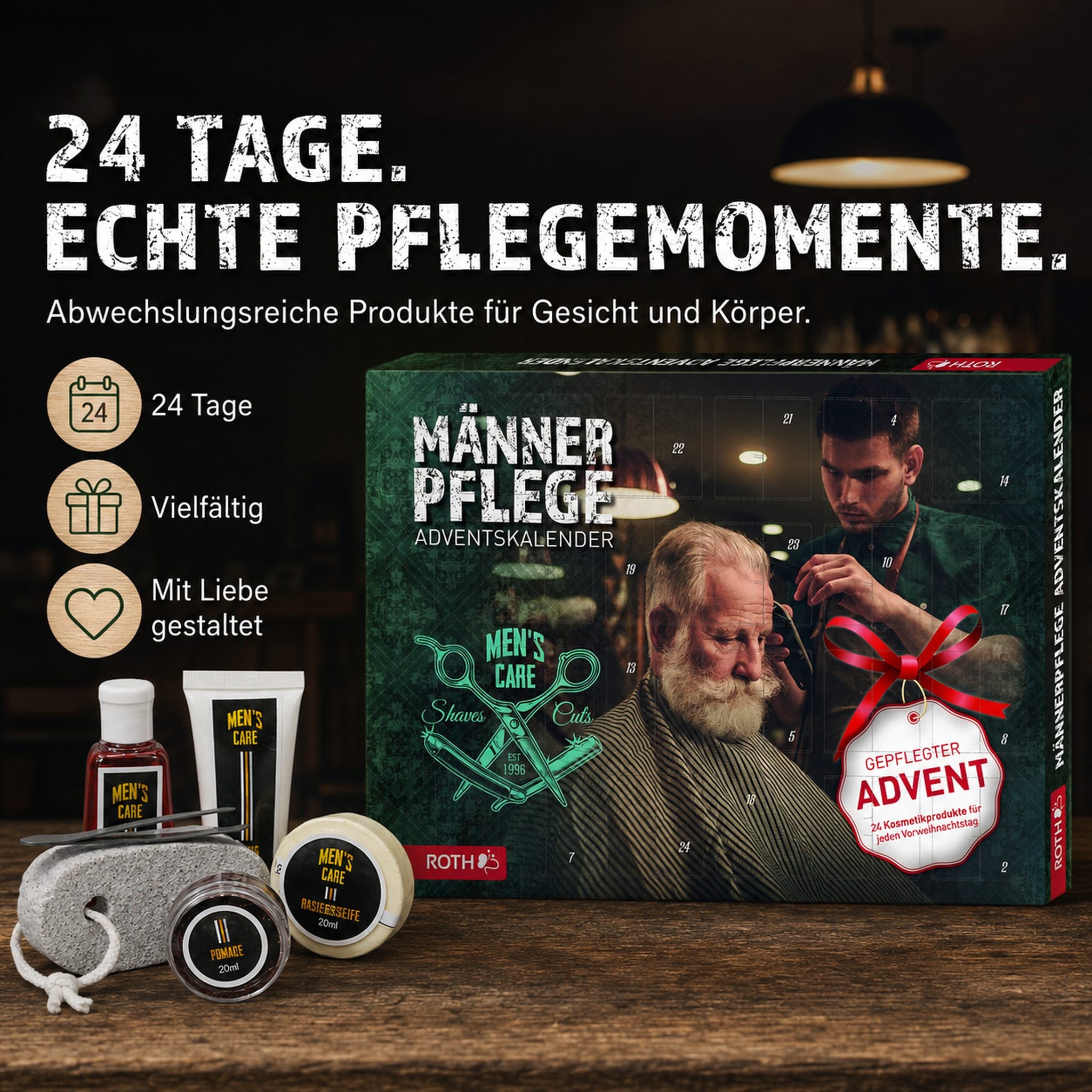 Männerpflege Adventskalender