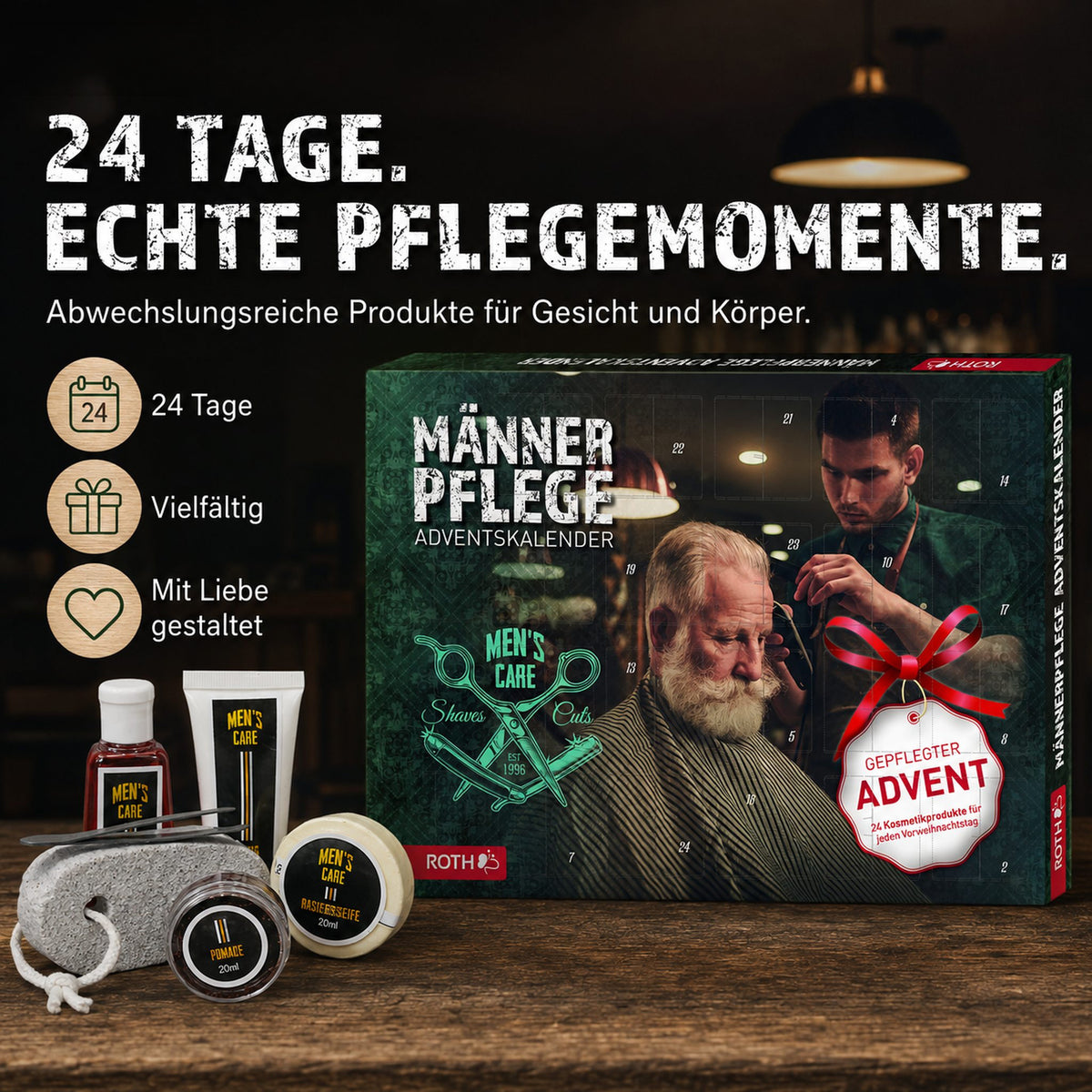 Männerpflege Adventskalender