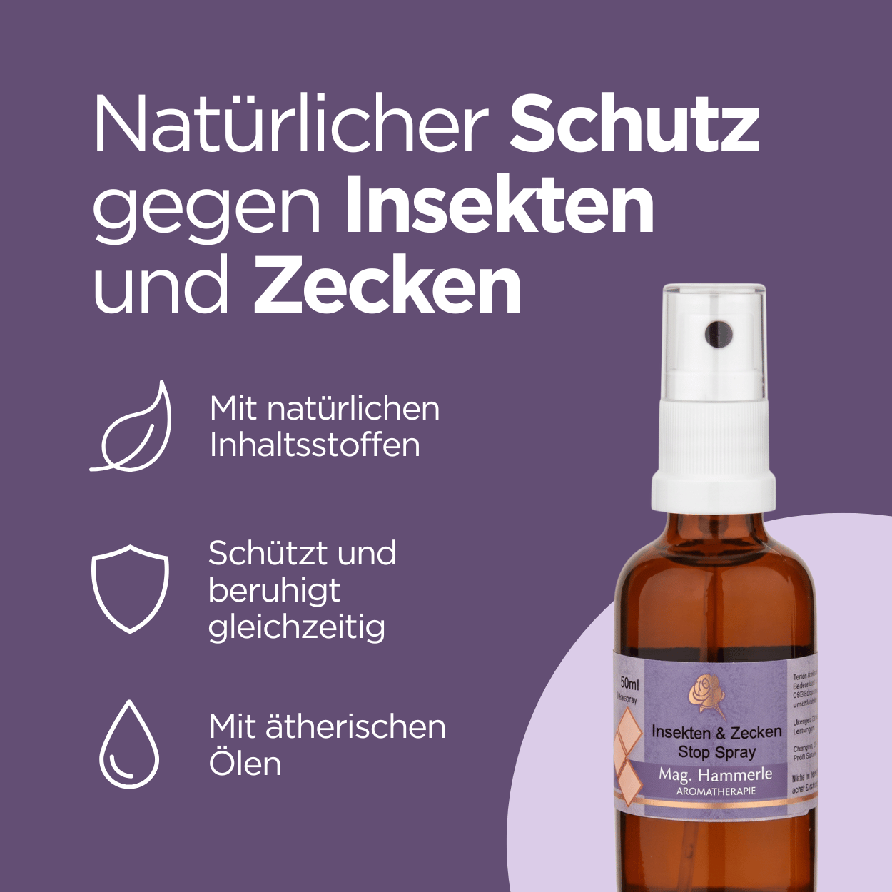Insekten und Zecken Stop Spray