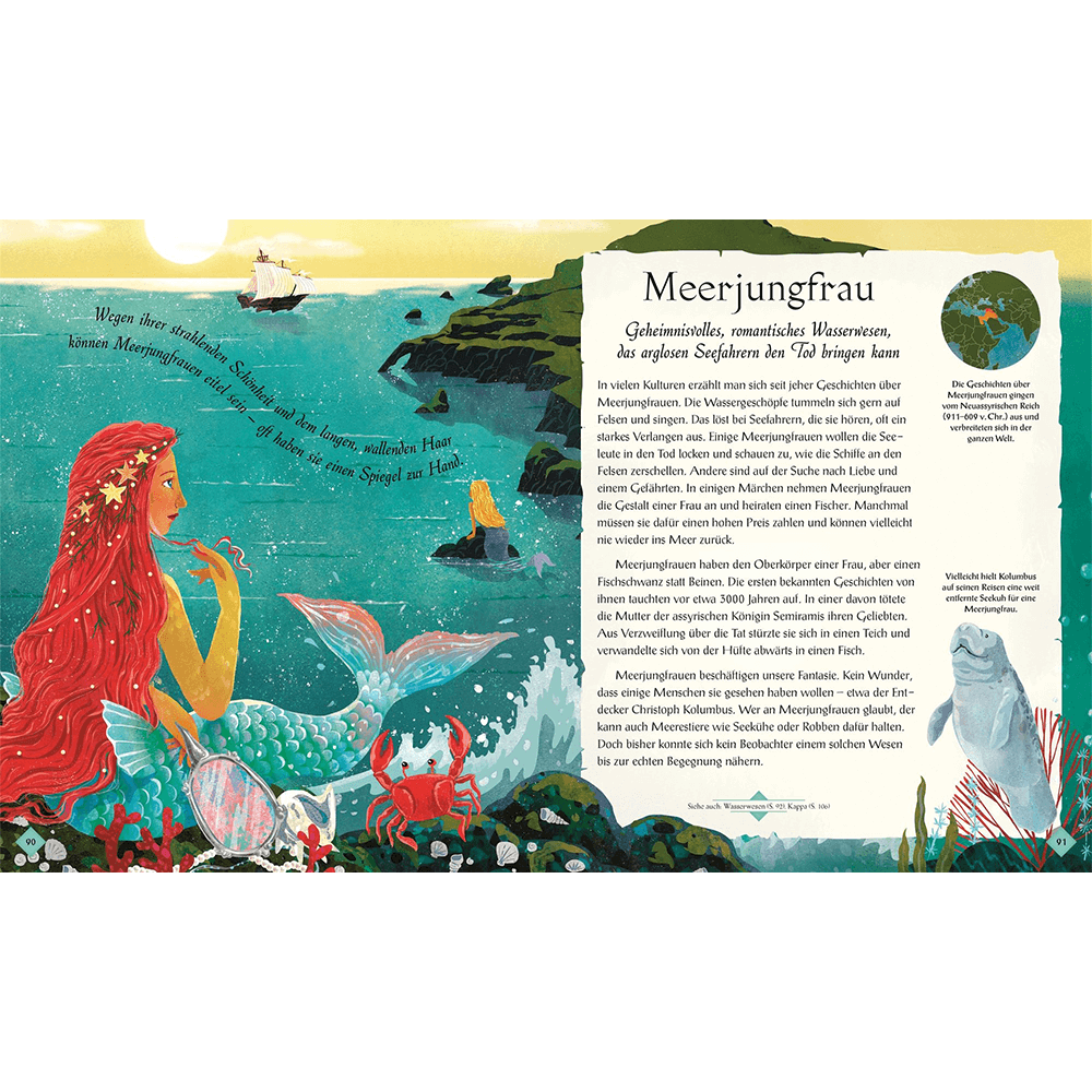 Magische Fabelwesen und mythische Kreaturen