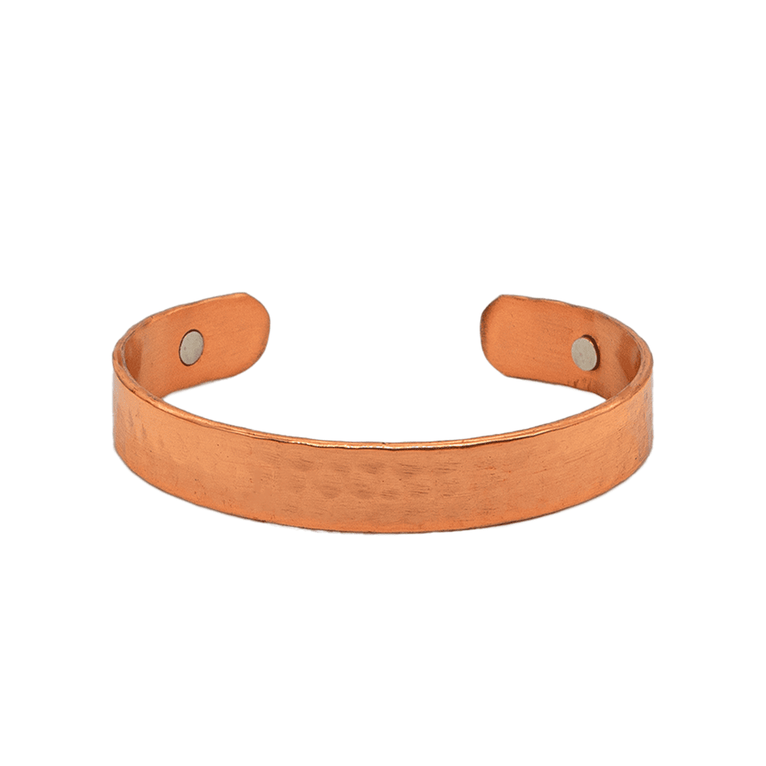 Magnetisches Kupferarmband gehämmert