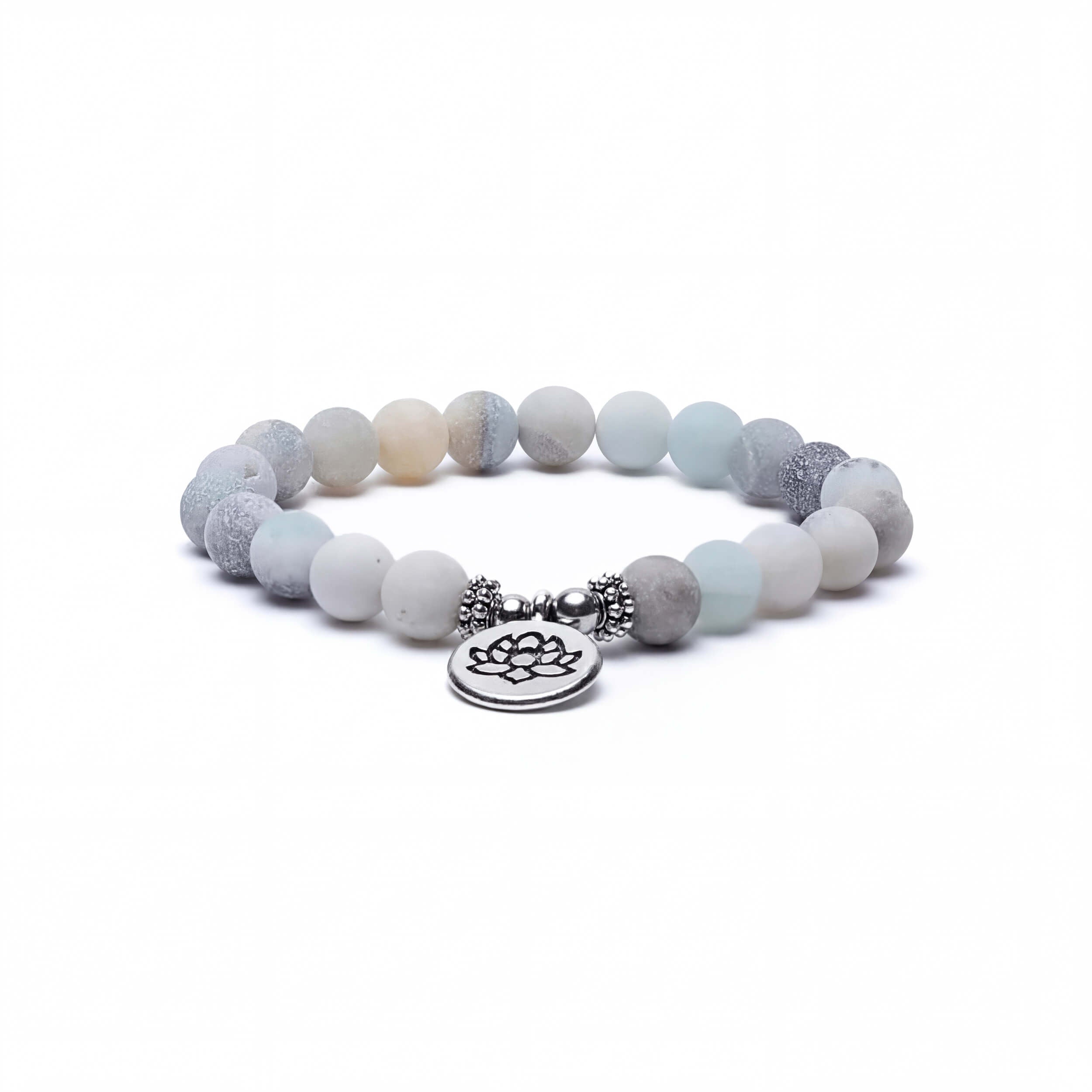 Mala Armband Amazonit mit Lotus