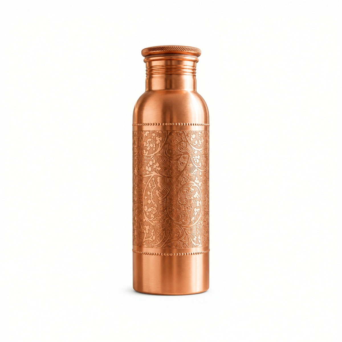 Kupferflasche mit Mandala