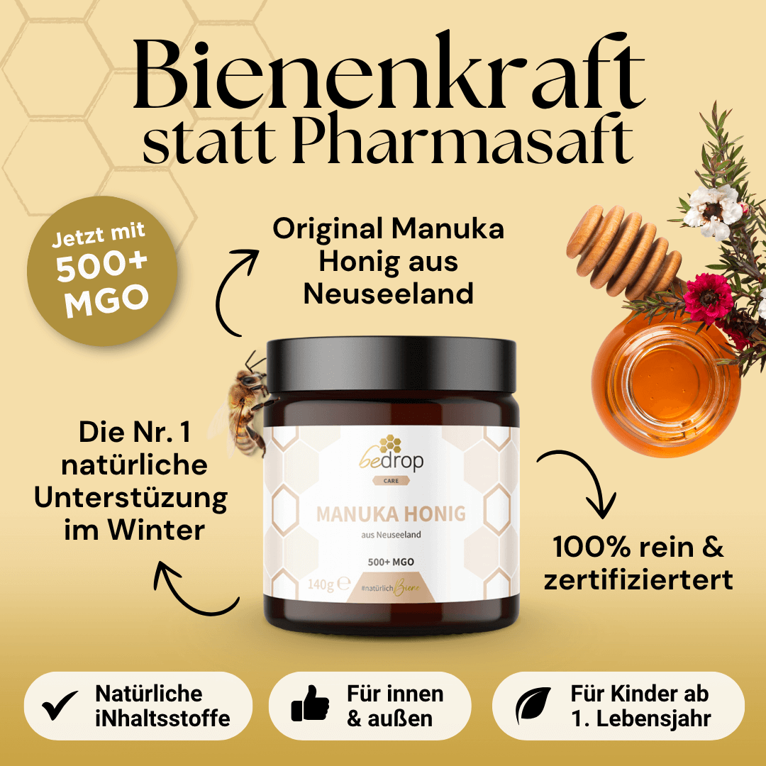 Manuka Honig mit MGO 500+