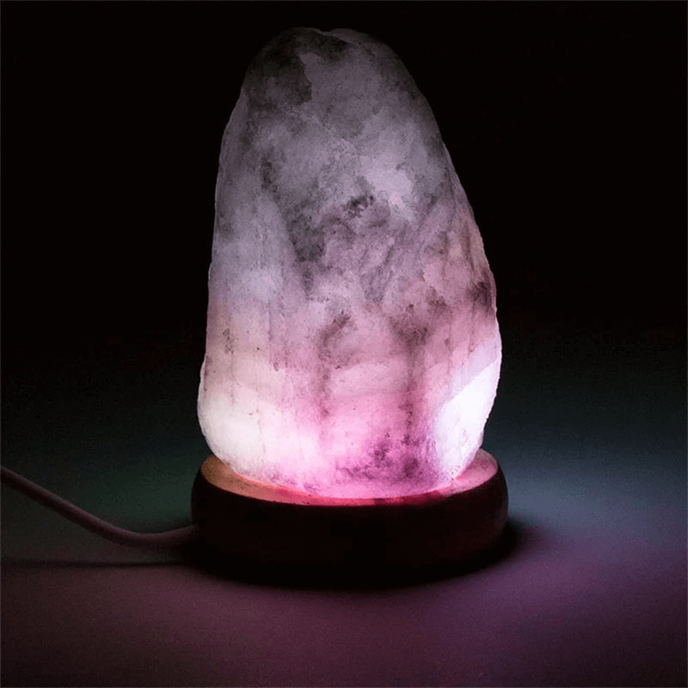 Mini Mood Salzlampe rauh