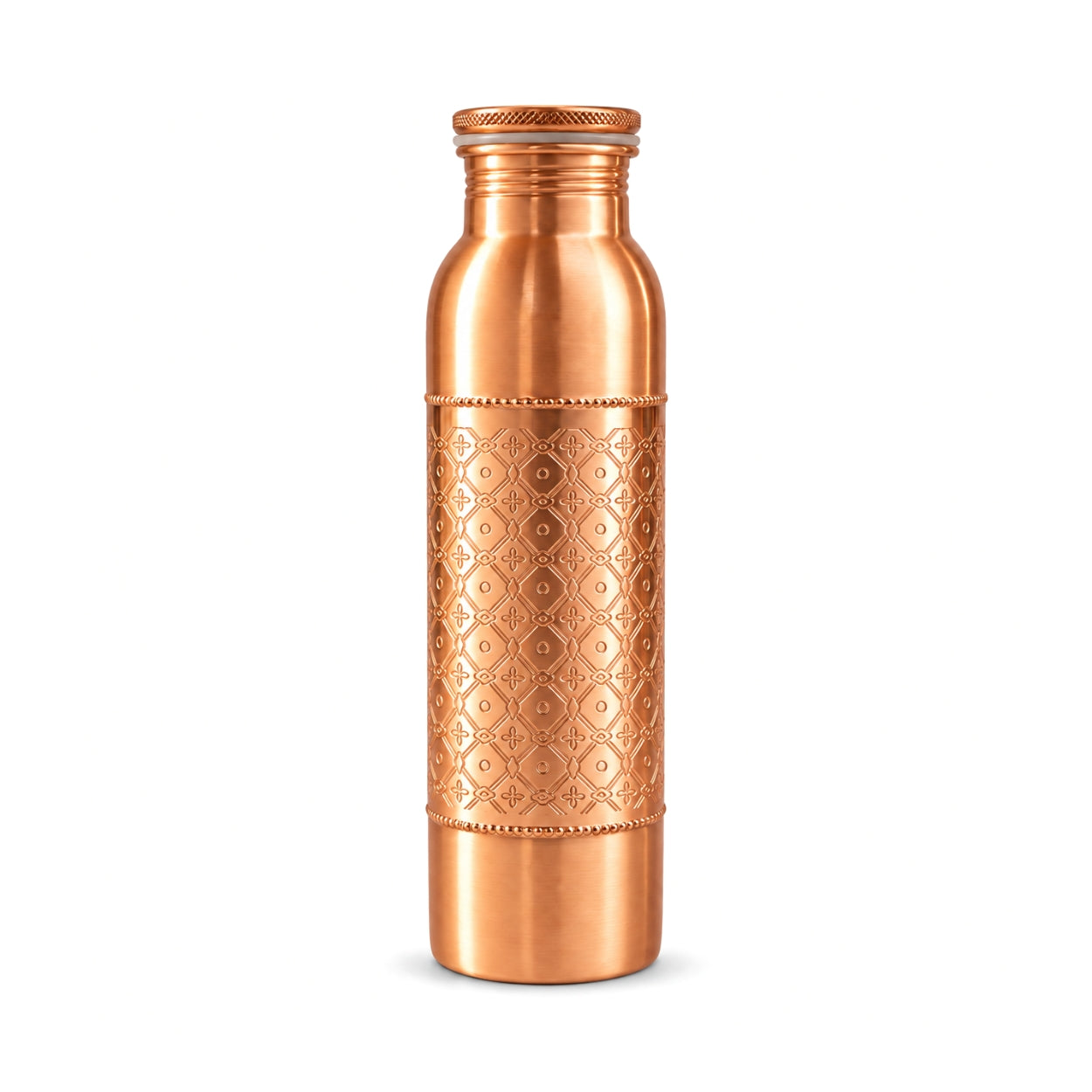 Kupferflasche mit Mosaik