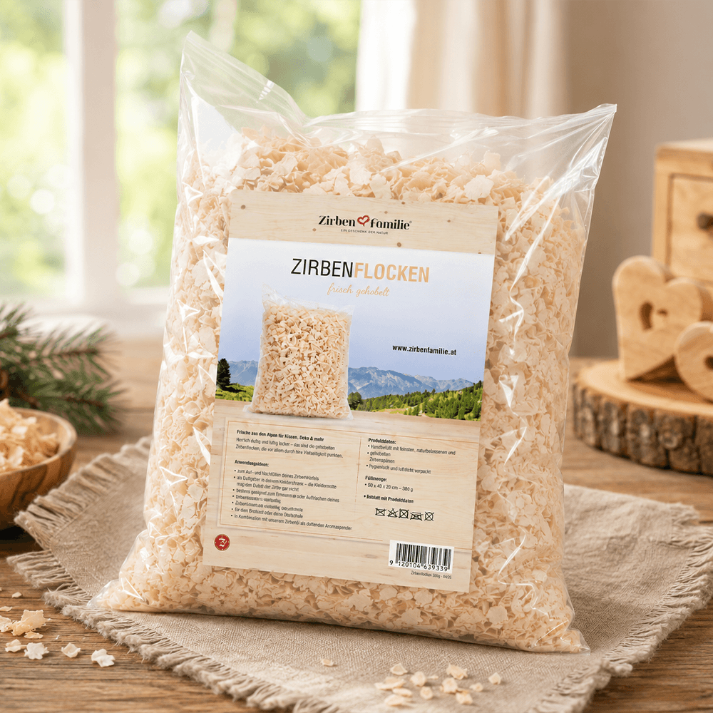Nachfüllpackung Zirben Flocken