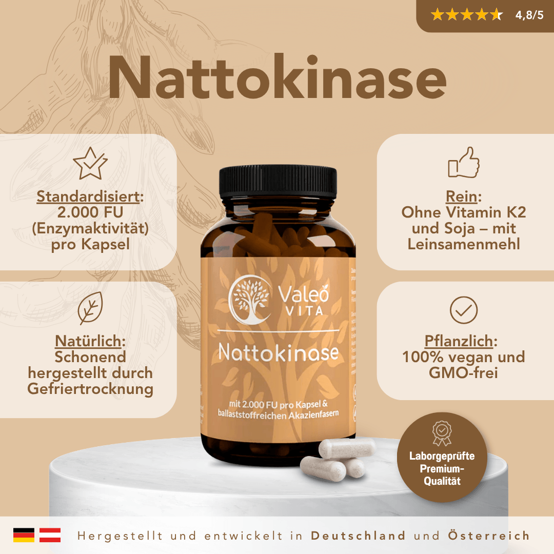 Nattokinase (120 Kapseln)