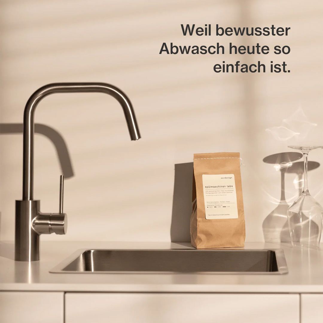 Plastikfreie Mini-Spülmaschinen-Tabs (120 Stück)