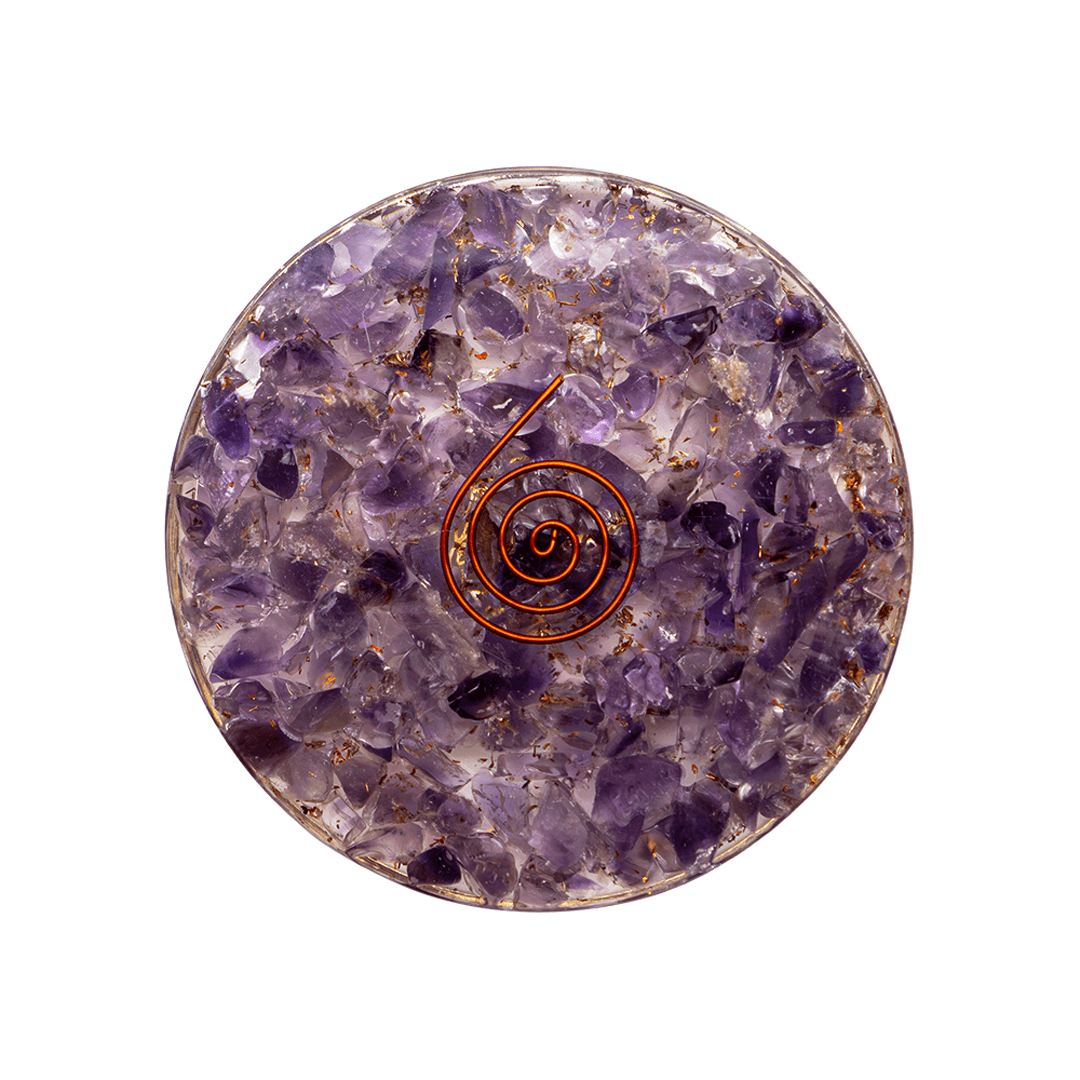 Orgon Untersetzer mit Amethyst