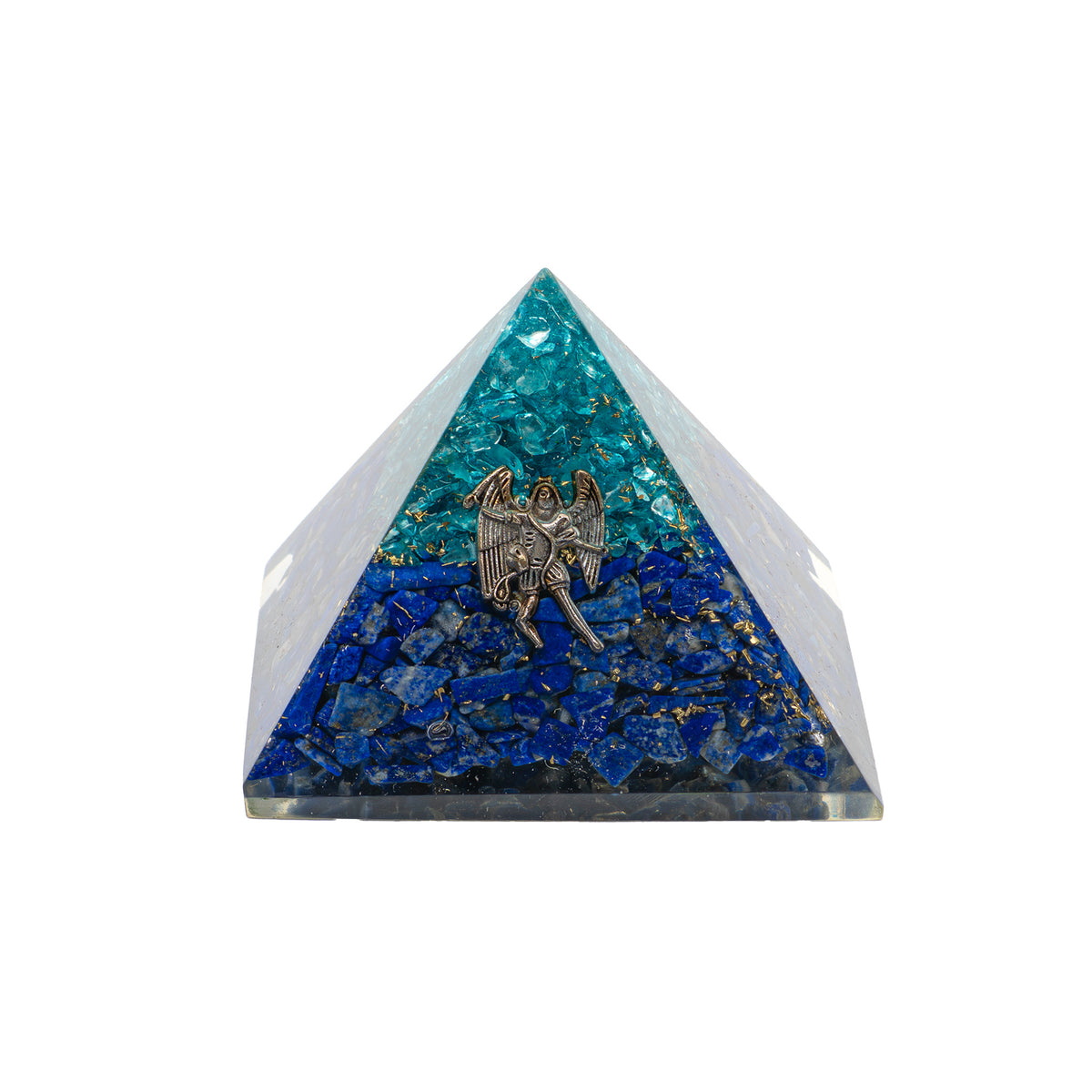 Orgonit Pyramide Erzengel Michael, Seitenansicht