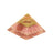 Orgonit Pyramide Rosenquarz mit Herz