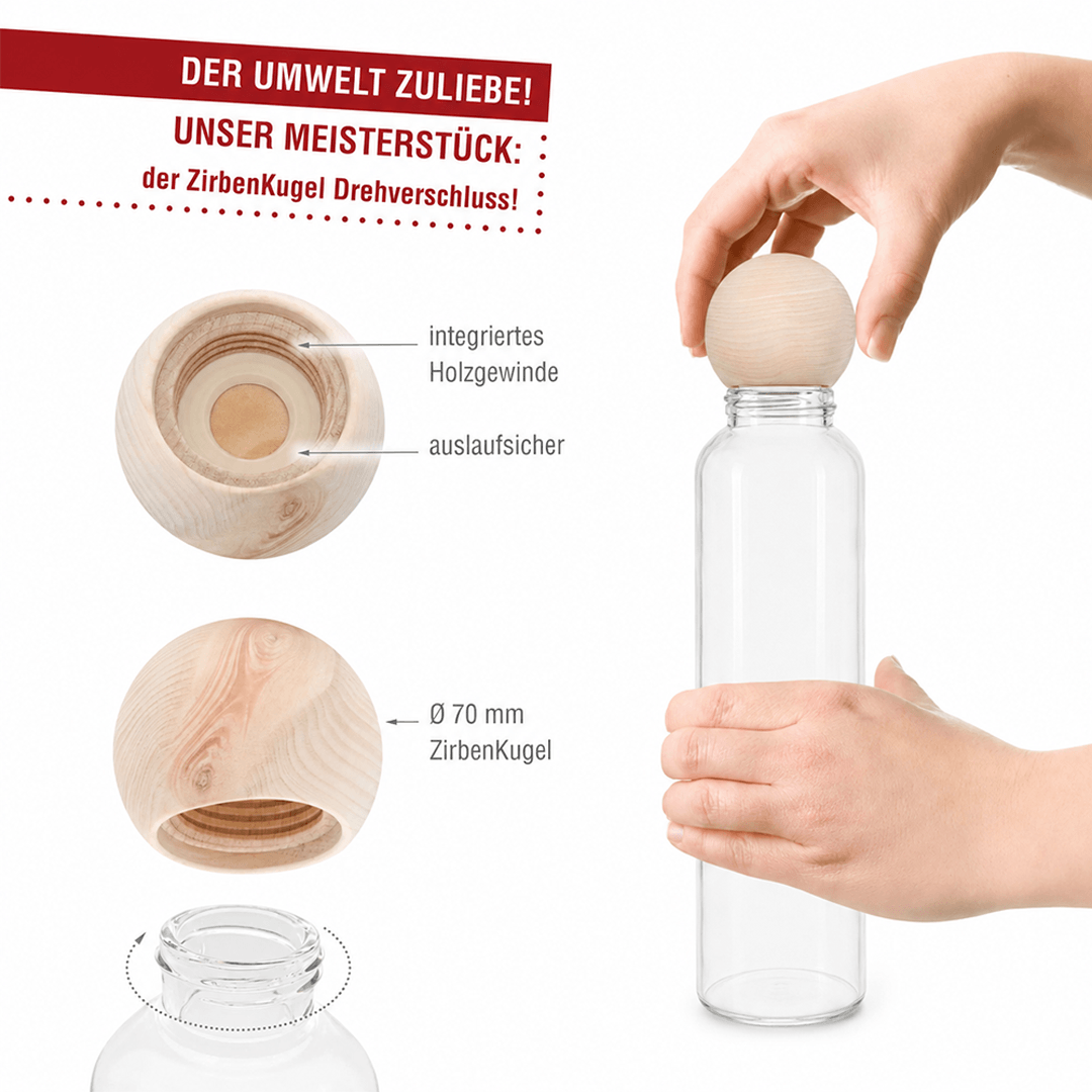 ZirbenManschgerl Trinkflasche 1 Liter