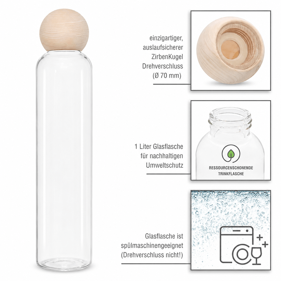 ZirbenManschgerl Trinkflasche 1 Liter
