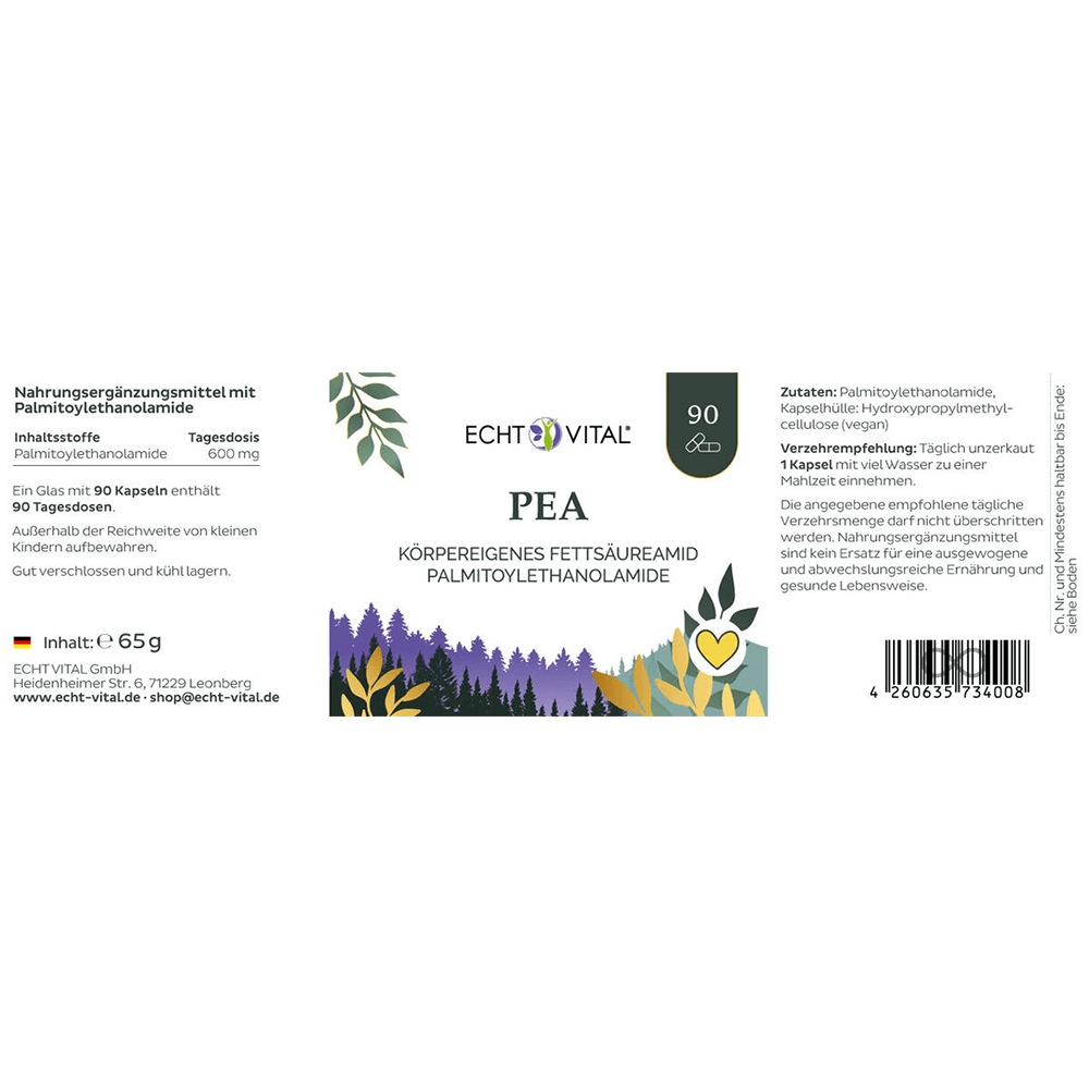 PEA Palmitoylethanolamid Kapseln