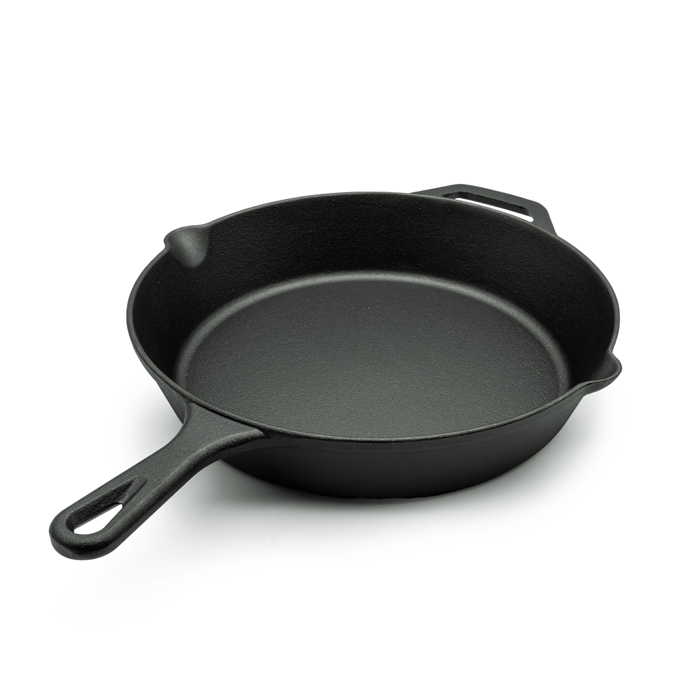 Pfanne aus Gusseisen mit Gegengriff Ø 30 cm