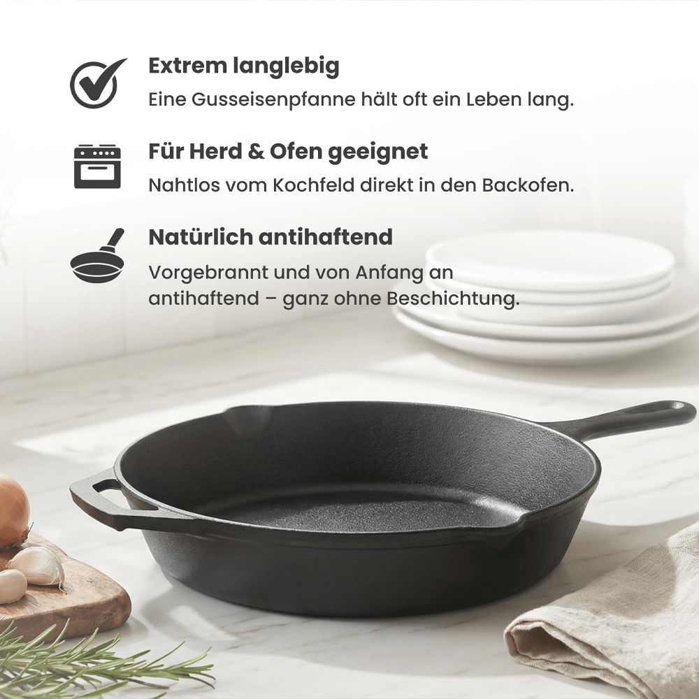 Pfanne aus Gusseisen Ø 20 cm