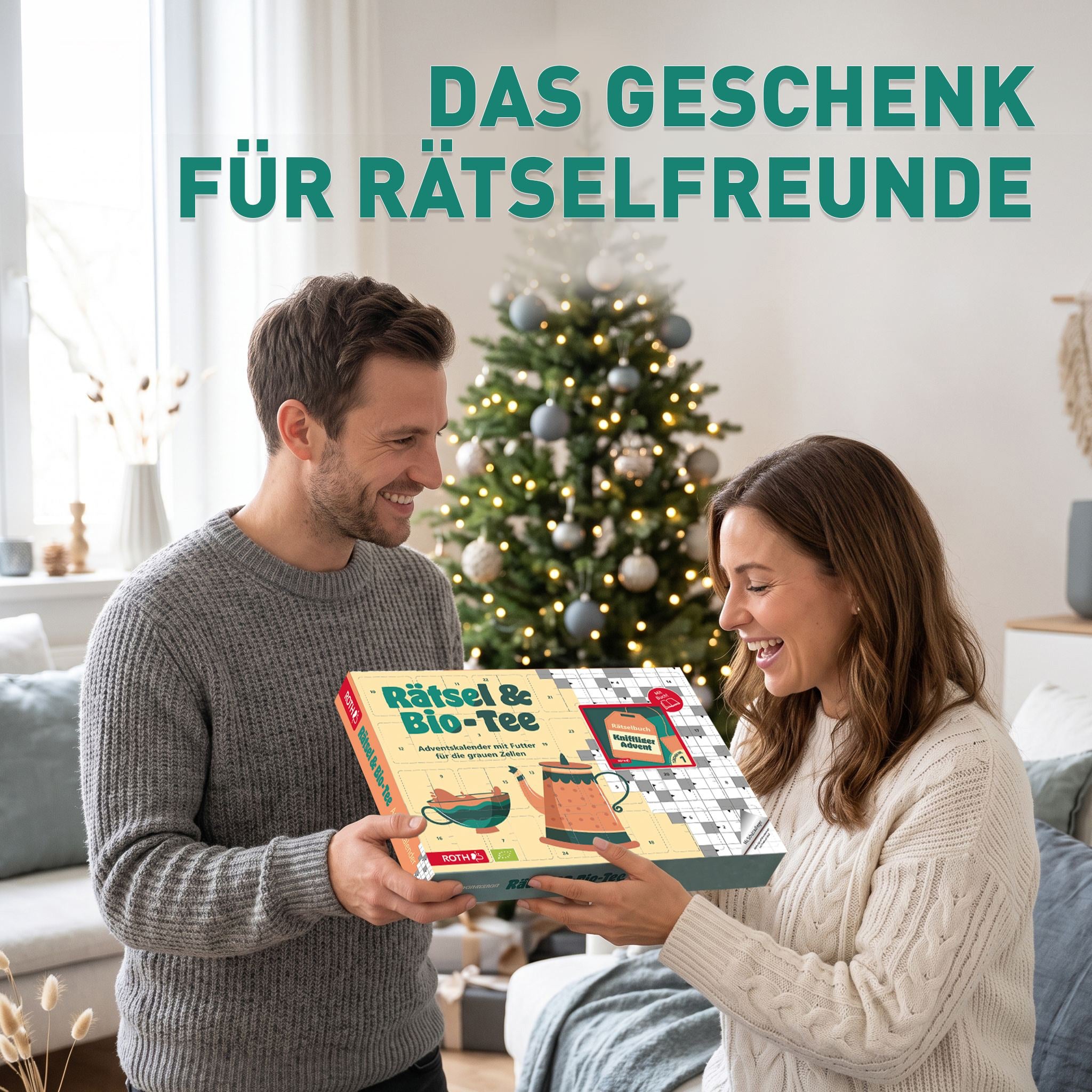 Rätsel und Bio Tee Adventskalender
